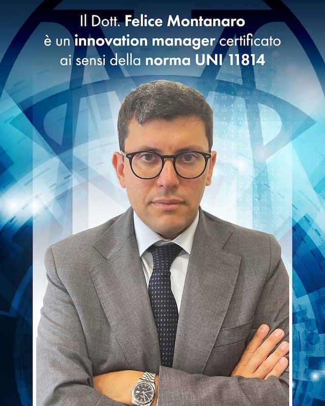 dott. Felice Montanaro - Innovation Manager Certificato